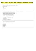 MN 566 Midterm UPDATED ACTUAL QUESTIONS AND CORRECT ANSWERS 