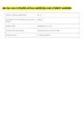 MN 566 Unit 4 UPDATED ACTUAL QUESTIONS AND CORRECT ANSWERS 