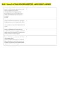 ML4t - Exam 2 ACTUAL UPDATED QUESTIONS AND CORRECT ANSWERS