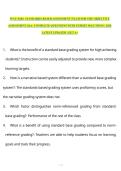 WGU D184  STANDARDS-BASED ASSESSMENT EXAM FOR THE OBJECTIVE ASSESSMENT &lpar;OA &vert; COMPLETE QUESTIONS WITH EXPERT SOLUTIONS &vert; 2026 LATEST UPDATED &vert; GET A&plus;
