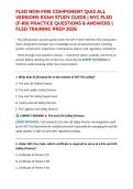 FLSD NON-FIRE COMPONENT QUIZ ALL VERSIONS EXAM STUDY GUIDE &vert; NYC FLSD &lpar;F-89&rpar; PRACTICE QUESTIONS & ANSWERS &vert; FLSD TRAINING PREP 2026