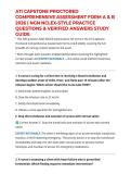 ATI CAPSTONE PROCTORED COMPREHENSIVE ASSESSMENT FORM A & B 2026 &vert; NGN NCLEX-STYLE PRACTICE QUESTIONS & VERIFIED ANSWERS STUDY GUIDE