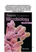 TEST BANK FOR TALARO'S FOUNDATIONS IN MICROBIOLOGY BY BARRY CHESS AND KATHLEEN PARK TALARO&comma; 12TH EDITION &vert;&vert; ALL CHAPTERS COVERED &vert;&vert; A&plus; MATERIAL &vert;&vert; ISBN&colon; 9781265739362 &vert;&vert; QUESTIONS AND VERIFIED ANSWERS &vert;&vert; SUCCESS