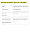 MHA 705 Exam 6 ACTUAL UPDATED QUESTIONS AND CORRECT ANSWERS 