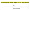 MGMT 320 Midterm ACTUAL UPDATED QUESTIONS AND CORRECT ANSWERS