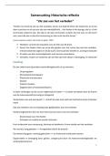 Samenvatting Historische reflectie &vert; De zee van het verleden &vert; Arteveldehogeschool &vert; 2025&sol;26