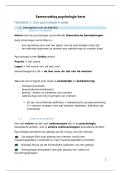 Samenvatting Psychologie&vert; Arteveldehogeschool &vert; 2025&sol;26