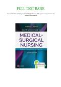 Test Bank for Davis Advantage for Medical-Surgical Nursing&colon; Making Connections to Practice&comma; 2nd Edition by Hoffman & Sullivan &vert; Complete Chapters with Answers and Rationales