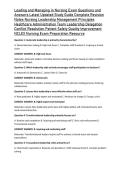 Leading and Managing in Nursing Exam Questions and Answers Latest Updated Study Guide Complete Revision Notes Nursing Leadership Management Principles Healthcare Administration Team Leadership Delegation Conflict Resolution Patient Safety Quality Improvem