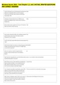 Windows Server 2016 - Test Chapter 1&comma;2&comma; and 3 ACTUAL UPDATED QUESTIONS &NewLine;AND CORRECT ANSWERS