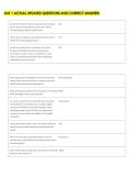 Unit 1 ACTUAL UPDATED QUESTIONS AND CORRECT ANSWERS 