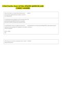 CCNA Practice Exam ACTUAL UPDATED QUESTIONS AND &NewLine;CORRECT ANSWERS 