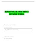 NURS 100 EXAM 1 CWI WEES QUESTIONS WITH COMPLETE ANSWERS