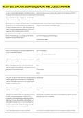 MCSA QUIZ 2 ACTUAL UPDATED QUESTIONS AND CORRECT ANSWERS 