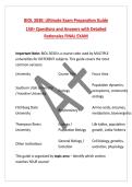 BIOL 3030&colon; Ultimate Exam Preparation Guide&NewLine;150&plus; Questions and Answers with Detailed Rationales