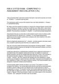 ESE K-12 FTCE EXAM - COMPETENCY 2 ASSESSMENT AND EVALUATION &lpar;13-&rpar;