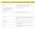 MCS 1000 Final Exam UPDATED ACTUAL QUESTIONS AND CORRECT ANSWERS 