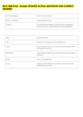 MCS 1000 Final - Guelph UPDATED ACTUAL QUESTIONS AND CORRECT &NewLine;ANSWERS 