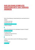 NUR 530 EXAM 2COMPLETE QUESTIONS WITH 100&percnt; VERIFIED ANSWERS
