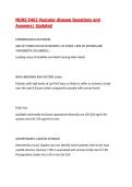 NURS 5462 Vascular disease Questions and Answers&vert;2026&sol;27 Updated