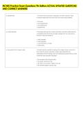 MCHES Practice Exam Questions 7th Edition ACTUAL UPDATED QUESTIONS &NewLine;AND CORRECT ANSWERS 