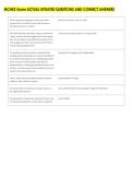 MCHES Exam ACTUAL UPDATED QUESTIONS AND CORRECT ANSWERS 