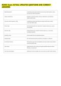 MCHES Exam ACTUAL UPDATED QUESTIONS AND CORRECT &NewLine;ANSWERS 