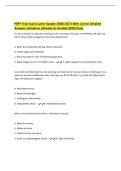PEPP Final Exam &lpar;Latest Update 2026&vert;2027&rpar; With Correct Detailed&NewLine;Answers &vert;Solutions &vert;Already A&plus; Graded &lpar;100&percnt; Pass&rpar;