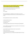 PEPP Final Exam &lpar;Latest Update 2026&vert;2027&rpar; With Correct Detailed&NewLine;Answers &vert;Solutions &vert;Already A&plus; Graded &lpar;100&percnt; Pass&rpar;