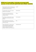 MCHES Area of responsibility V&comma; administer and manage health &NewLine;education ACTUAL UPDATED QUESTIONS AND CORRECT ANSWERS 