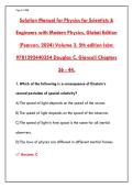 PHYSICS FOR SCIENTISTS & ENGINEERS EXAM WITH 200&plus; REALISTIC PRACTICE QUESTIONS & DETAILED RATIONALES &lpar;GIANCOLI CHAPTERS 36-44&rpar;