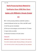 STERILE PROCESSING CERTIFICATION EXAM WITH 200&plus; REALISTIC PRACTICE QUESTIONS & DETAILED RATIONALES &lpar;2026 EDITION&rpar;