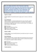 BIOL 251 HUMAN ANATOMY AND PHYSIOLOGY CHAPTER 1 COMPREHENSIVE EXAM WITH HIGH-YIELD REVISION NOTES&comma; ACTUAL QUESTIONS&comma; DETAILED ANSWER EXPLANATIONS&comma; KEY CONCEPT REVIEWS&comma; LEARNING OBJECTIVES&comma; STUDY RESOURCES&comma; AND COMPLETE SUCCESS TOOLKIT FOR HUMAN ANATOMY AN