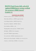 BLETC Final Exam fully solved & &NewLine;updated 2026&lpar;latest version verified &NewLine;for accuracy&rpar; 2026 Latest&excl;&excl; &NewLine;Graded A&plus;  