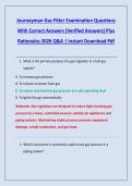 Journeyman Gas Fitter Examination Questions &NewLine;With Correct Answers &lpar;Verified Answers&rpar; Plus &NewLine;Rationales 2026 Q&A &vert; Instant Download Pdf 