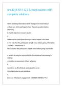 nrs 3016 ATI 1 & 2 & study quizzes with complete solutions