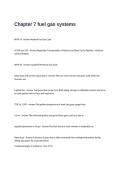 Chapter 7 Fuel Gas systems Test Questions and Answers