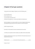 Chapter 8 Test Questions and Answers-Fuel gas systems