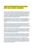AMSA 490 MIDTERM EXAM QUESTIONS WITH 100&percnt; CORRECT ANSWERS