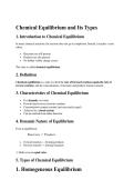 Study Guide Chemical Equilibrium &vert; Board Exam 2025&sol;26