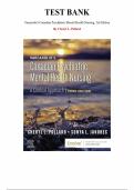 Test Bank for Varcarolis's Canadian Psychiatric Mental Health Nursing&comma; 3rd Edition&comma; by Cheryl Pollard&comma; Chapter 1-35 &vert; All Chapters