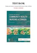 Test Bank for Stanhope and Lancaster's Community Health Nursing in Canada 4th Edition by Sandra MacDonald&comma; Chapter 1-18 &vert; All Chapters
