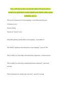 WGU C838 MANAGING CLOUD SECURITY FINAL EXAM OA &vert; COMPLETE QUESTIONS WITH EXPERT SOLUTIONS &vert; 2026 LATEST UPDATED &vert; GET A&plus;