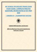 MY SCHOOL PSYCHOLOGY PRAXIS EXAM STUDY GUIDE &vert; COMPLETE PRACTICE QUESTIONS&comma; REVIEW NOTES & CERTIFICATION PREP 2026