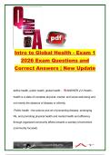 GLOBAL HEALTH EXAM COMPLETE PACKAGE DEAL