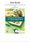 Test Bank for Nutritional Foundations and Clinical Applications&colon; A Nursing Approach 8th Edition &lpar;Michele Grodner&comma; 2022&rpar;&comma; Chapter 1-20 &vert; All Chapters