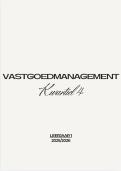 Volledige Samenvatting Vastgoedmanagement &vert; Vastgoedkunde&comma; Saxion &vert; 2025&sol;26