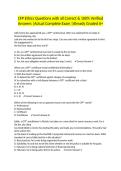 CFP Ethics Questions with all Correct & 100&percnt; Verified Answers &vert;Actual Complete Exam &vert;Already Graded A&plus;