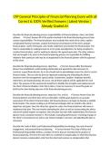 CFP General Principles of Financial Planning Exam with all Correct & 100&percnt; Verified Answers &vert;Latest Version &vert;Already Graded A&plus;