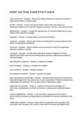 MGMT 443 FINAL EXAM STUDY GUIDE